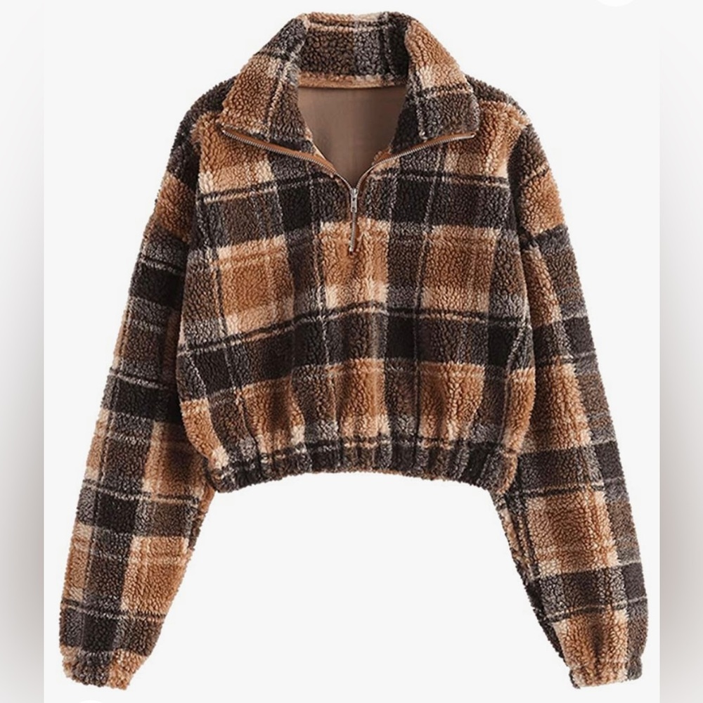 Half zip pullover jacket